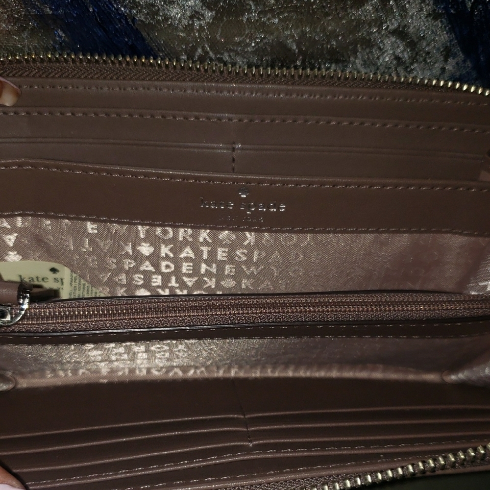 Kate Spade Taupe Continental Wallet - Picture 5 of 5